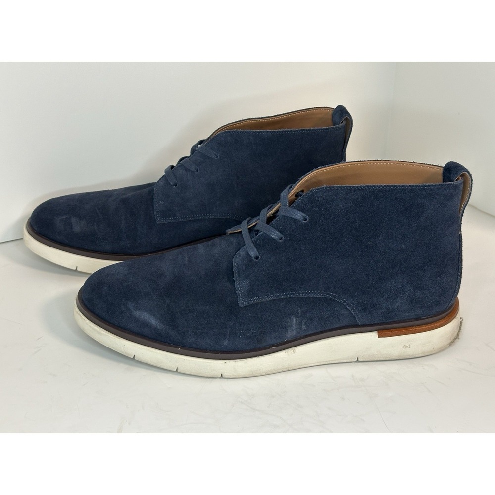 Allen Edmonds, Carson Hybrid Chukka Boots, Sea Suede, Size 10D
